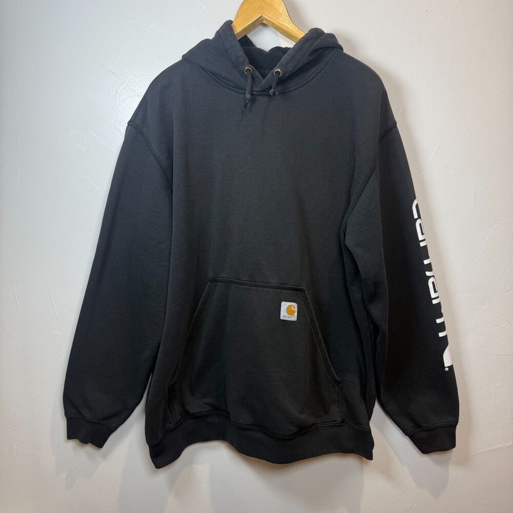 Carhartt Original Fit Black Hoodie Size XL Style K288-BLK Outdoor Ranch Work